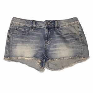 PINK Frayed Jean Shorts